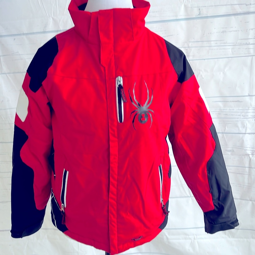 Spyder ski parka red size 14 kids